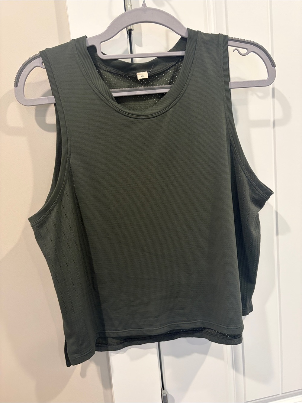 lululemon athletica Sleeveless Tank Top in Slate Green